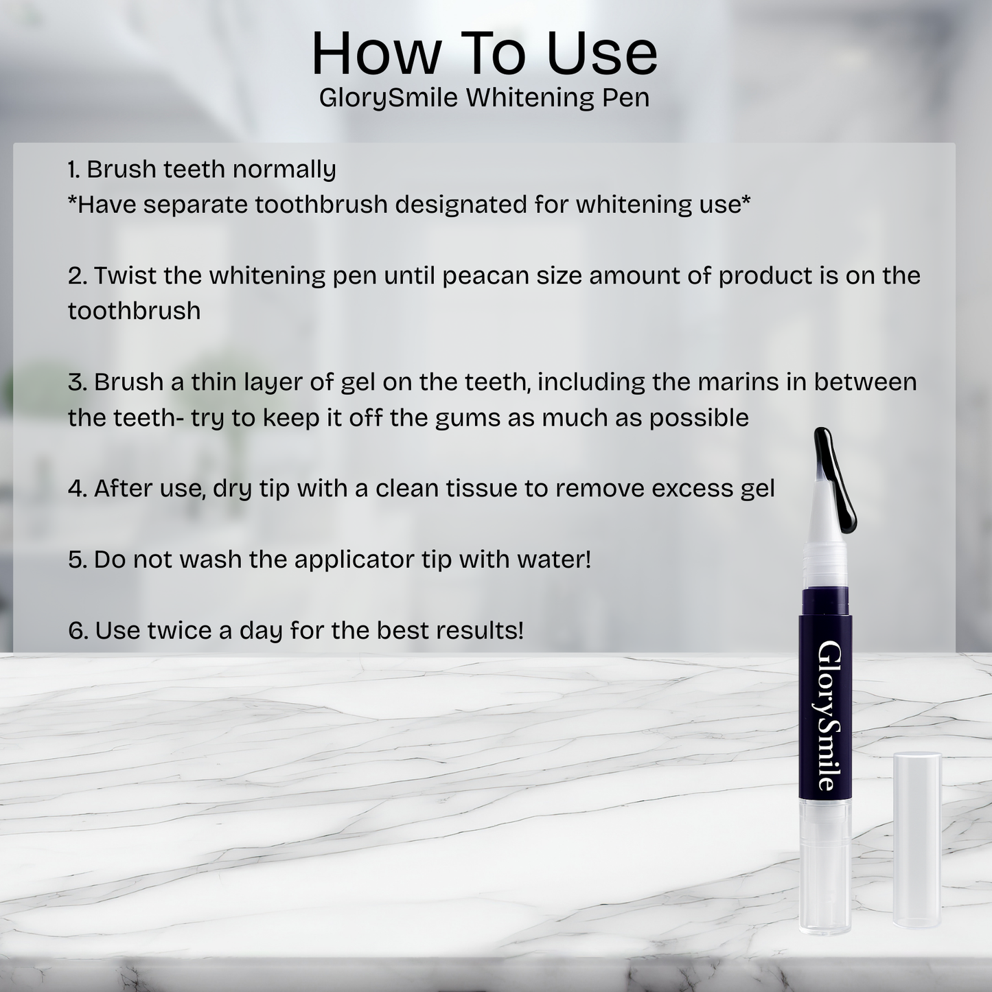 GlorySmile Purple Whitening Pen