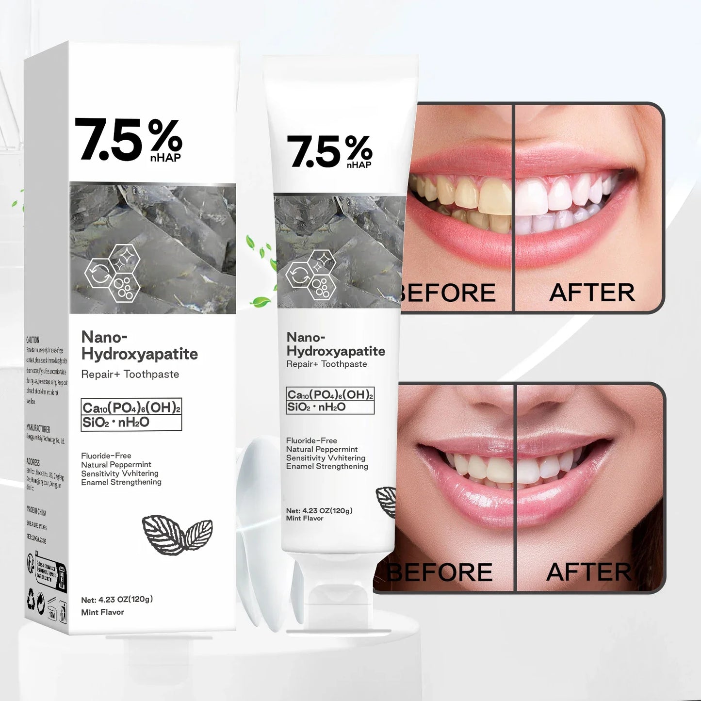 7.5% Nano Hydroxyapatite Toothpaste