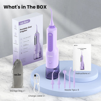 Sejoy Purple Water Flosser
