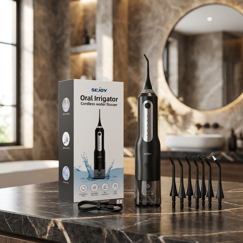 Sejoy Noir Black Water Flosser