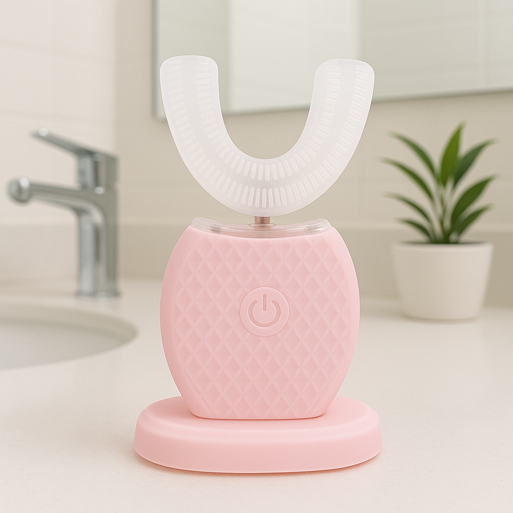 360° Toothbrush Crest Pink