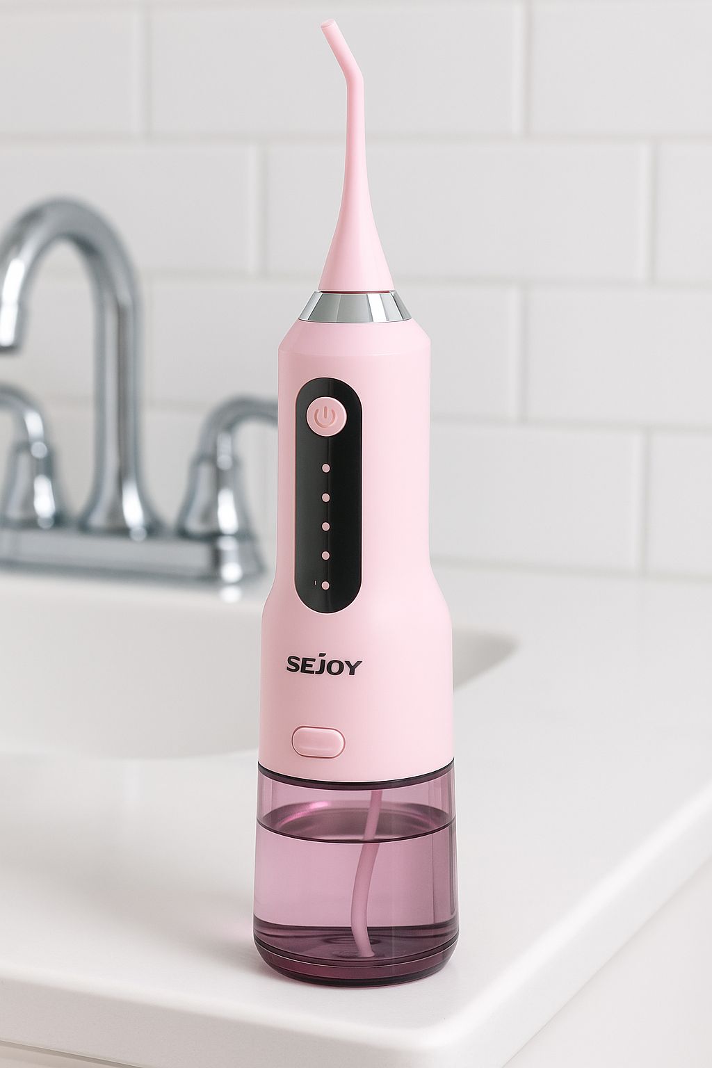 Sejoy Crest Pink Water Flosser