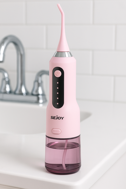 Sejoy Crest Pink Water Flosser